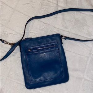 COACH Blue Leather Crossbody Bag